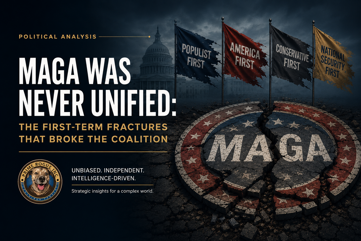 MAGA Was Never Unified: The First-Term Fractures That Broke the Coalition header image