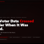 Alberta Voter Data Crossed Into the US When It Was Uploaded. We Proved It. | Prime Rogue header image