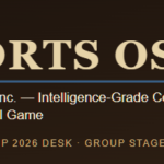 "Prime Rogue Inc. Sports OSINT banner with circular dog logo, gold and navy on dark brown, reading 'Sports OSINT — Prime Rogue Inc.: Intelligence-Grade Coverage of the Beautiful Game